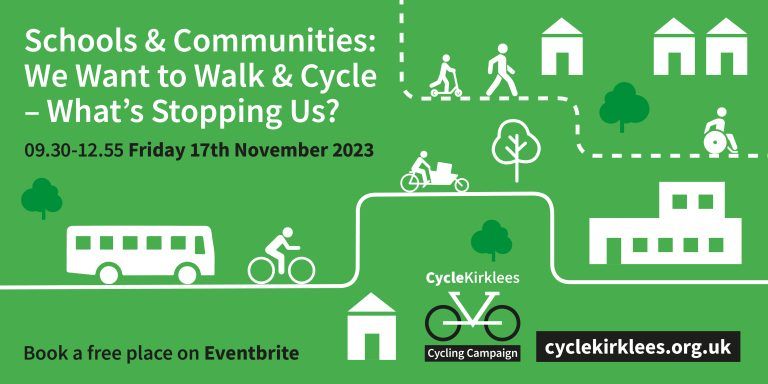 UPDATED EVENT: Schools and Communities: We Want to Walk and Cycle – What is Stopping Us?